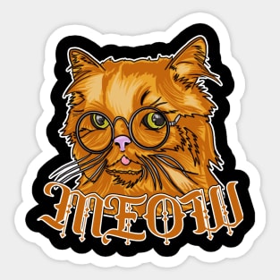 MEOW CAT Sticker